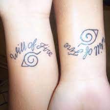 Clever Matching Tattoos To Inspire You And Your Pals Thefashionspot Naruto Tattoo Matching Tattoos Anime Tattoos