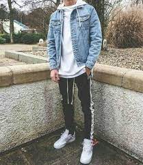 Free shipping by amazon +4. Light Blue Denim Jacket With Sweatpants Outfits For Men 17 Ideas Outfits Lookastic