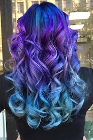 24 Blue And Purple Hair Looks That Will Amaze You Mermaid Hair Color Hair Styles Long Hair Styles