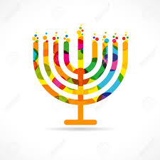 Hanukkah Menorah Emblem Colored Jewish Holiday Hanukkah Greeting Royalty Free Cliparts Vectors And Stock Illustration Image 90103573 Bougeoirs juifs menorah religions candélabres hanoukka bougeoirs 7 branche. hanukkah menorah emblem colored jewish holiday hanukkah greeting