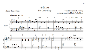 I heard the voice of jesus say meter: Celtic Folk Songs And Hymns Harp Column Music
