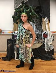 Creating your own medusa costume from the greek lore will be fun and iconic. Diy Girl S Medusa Costume Diy Tutorial