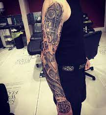 John Fowlertattoo Ripped Skin Tattoo Mechanical Sleeve Tattoo Ripped Skin