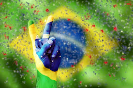 Brazil (a country in south america). Desktop Hintergrundbilder Brasilien Brasil Flagge Hand