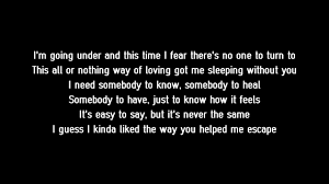 I need somebody to love. Someone You Loved Lewis Capaldi Lyrics Youtube