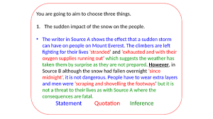 Check spelling or type a new query. Aqa Language Paper 2 Lesson Plan The Death Zone London Snow Mock Paper Teaching Resources