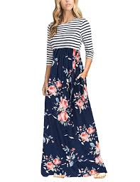 Trending Casual Long Dresses 2019 Dress Honey 2019 Long Dress Casual Maxi Dress Long Striped Dress