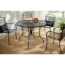 Shop wayfair for all the best round patio dining sets. Hampton Bay Nantucket Round Metal Outdoor Patio Dining Table 8243000 0105157 The Home Depot Patio Dining Table Round Outdoor Dining Table Round Patio Table