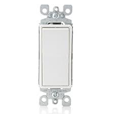 Leviton Decora 15 Amp Single Pole Rocker Ac Quiet Light Switch White 10 Pack M32 05601 2wm The Home Depot