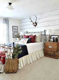 Christmas Cabin Guestroom Tour And Giveaway Bedroom Design Rustic Bedroom Home