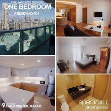 Lease Rent One Bedroom 1br Ayala Center Makati Premium Unit Spacious Brand New One Bedroom Unit Fantastic View One Bedroom Apartment Guide Spacious
