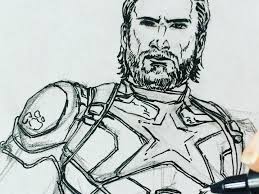 It's the debate that's raged since 'infinity war'. Line Arts Drawing Captain America With Boxofficeartist Facebook