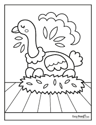 You can use these cute little elves, reindeer and santas to distract the kids while you: Turkey Coloring Pages 30 Printable Coloring Pages Easy Peasy And Fun