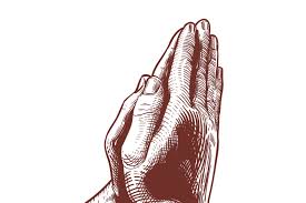 Download 2,620 praying hands vector stock illustrations, vectors & clipart for free or amazingly low rates! Praying Hands Prayer On Bible Blessing Religious Hand Drawn Vector By Microvector Thehungryjpeg Com