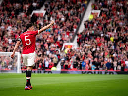 Manchester united v everton old trafford saturday 7 august 2021 kick off 12.45pm. 1g5rpxaa37svem