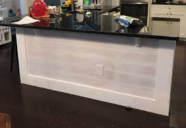 As an accent, these walls help by lending a cozy feel to this bright white space. Easy Affordable Diy Kitchen Island Shiplap Home And Hallow