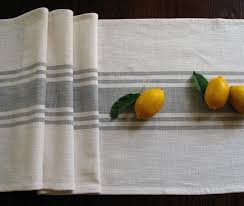 Farmhouse Table Runner Grain Sack Table Runner Grainsack Table Decor Ivory And Gray Farmhouse Table Runners Farmhouse Table Centerpieces Farmhouse Table