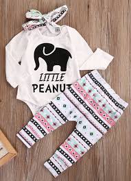 Little Peanut 3 Piece Baby Girl Outfit Baby Girl Newborn Baby Girl Baby Girl Clothes