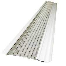 Gutter guards are an excellent way to make sure that your rain gutters never clog at the wrong time. Gibraltar Building Products 4 Ft X 5 In Clean Mesh White Aluminum Gutter Guard 25 Per Carton 99441 The Home Depot