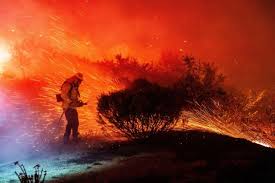 California Winds Drive Severe Fire ...