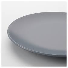 Dinera Grey Blue Plate Ikea Dinnerware Set Dinnerware Plates