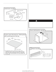 Maybe you would like to learn more about one of these? Install Door Handle Custom Panel Dimensions Install Custom Panel Kitchenaid Kdtm354dss Installation Guide Page 15