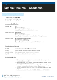 Academic career types vary widely. College Academic Resume Templates At Allbusinesstemplates Com