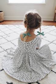 Girls Dress By Alice And Ames Bird Pigtail Set By Free Babes Handmade Edith Flata Har Barn Barn Frisyrer Och Frisyrer