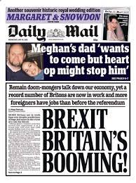 Daily mail 1 june 2021 teknologi. No Daily Mail Brexit Britain Is Not Booming