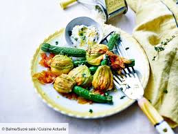 Fleurs De Courgettes Farcies A La Ricotta Recettes Recette En 2020 Fleur De Courgette Farcie Courgettes Farcies Recette Fleur De Courgette
