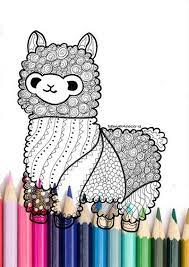 Disegni d amore da stampare az colorare. Lama Da Colorare Stampabile Zentangle Animali Da Colorare Illustrazione Libro Da Colorare Pennarello N Libri Da Colorare Pagine Da Colorare Di Natale Zentangle