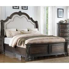 Maybe you would like to learn more about one of these? Hs Modern Design Gray Finish 5pcs King Size Bedroom Set Upholstered Headboard Bed Dresser Mirror Nightstand Furniture Set