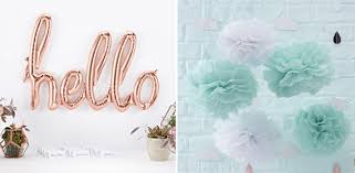 Rose gold and mint make a picture perfect color combination in this whimsical and sweet wedding inspiration from nikki schell creative. Raumdekoration Wand Deko Babyparty Mint Rosegold Jpg Baby Belly Party Blog