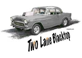 Download and listen online two lane blacktop by mendozza. T Shirt Two Lane Blacktop 55 Chevy Movie Car Etsy