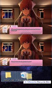 The only place she is too afraid to look at. | Doki Doki Literature Club |  Know Your Meme