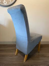 Dining room chair slipcovers stretch spandex chair covers for dining kitchen (navy blue, set of 6) 4.7 out of 5 stars 57. Grey Velvet Chair Cover J F Chair Covers