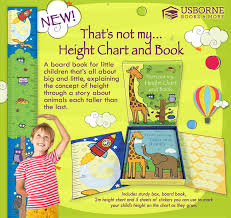 Thats Not My Height Chart And Book Cute Board Book