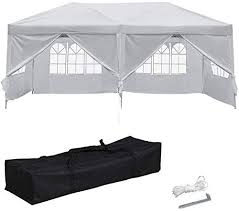 The higher the rating, the more waterproof the tent will be. New Yaheetech 10 X 20 Pop Up Canopy Tent Heavy Duty Gazebo Party Commercial Waterproof Tent Canopies Camping Outdoor Pat Canopy Tent Pop Up Canopy Tent Gazebo