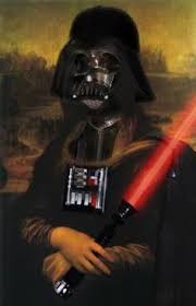 Mona Lisa Star Wars Art Parody Mona Lisa Famous Artwork