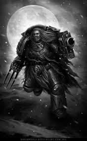 Bjorn The Fell Handed Art Bjorn Veronica Anrathi On Artstation At Https Www Artstation Com Artwork 15kd3 Warhammer 40k Space Wolves Space Wolves Warhammer Art