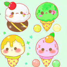 Ice Cream Kawaii Chibi Graphic · Creative Fabrica