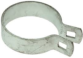 Chain length is determined by a combination of distance between links (pitch) and the number of links. Chain Link Fence Brace Bands Are Available In All Pipe Sizes Plain Stamped Or Beveled And In A Choice Of Color Or Bare Galvanized For Commercial Or Residential Chain Link Fence Installations