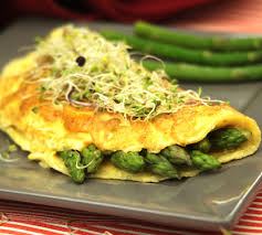 Omelette Aux Pointes D Asperges Et Graines Germees Recette Envie De Bien Manger Graines Germees Recettes De Cuisine