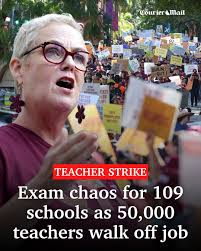 Thousands of state school teachers are marching