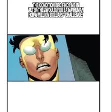 Mark Getting Chased by Sinister Mark Comic