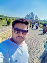 Lotus Temple in New Delhi, India tourist spot