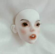 1/6 BJD Doll Popovy Handmade Sandy Land Head White Skin-Free Face Make  Up+Eyes