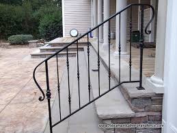 Custom Wrought Iron Residential Railings Raleigh Wrought Iron Co Wrought Iron Railing Exterior Wrought Iron Stair Railing Wrought Iron Stairs