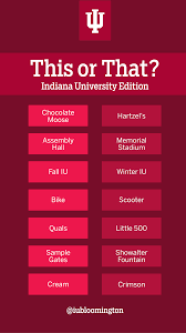 This Or That Template Indiana University Indiana University