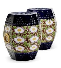 A Pair Of Victorian Minton Majolica Garden Seats Dated 1880 Majolica Pottery Majolica Earthenware Pottery